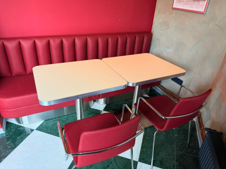 Scaun tapitat cu cadru din metal pentru HoReCa - INGA 5684 [5]