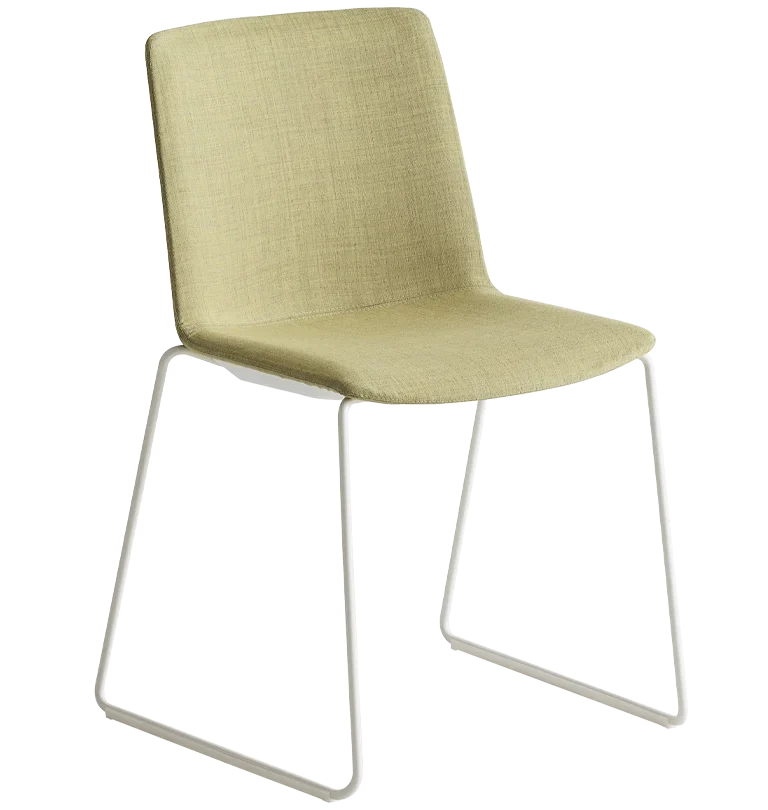 Scaun sala de asteptare - Scaun tapitat cu cadru sanie pentru office sau scoala - JUBEL S