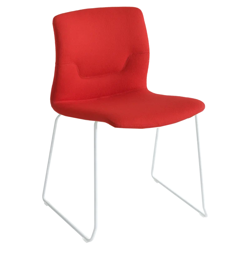 Scaun sala de asteptare - Scaun tapitat cu cadru sanie pentru Office sau scoala - SLOT M S