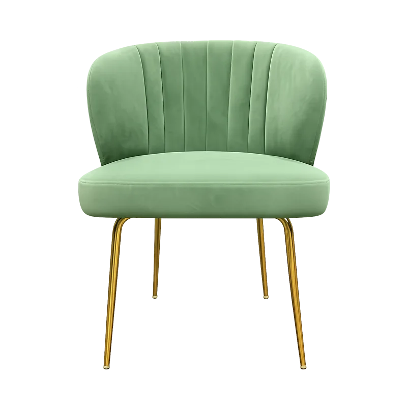 Scaun tapitat la comanda cu cadru metalic auriu - EMA 3 LUXX [2]