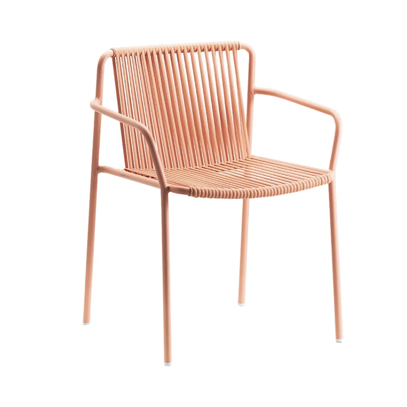 Scaune horeca PEDRALI - Scaune terasa outdoor cadru metal cu brate TRIBECA 3665