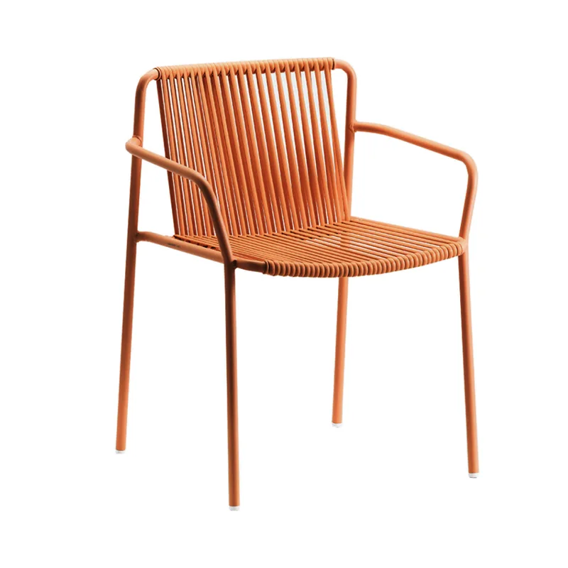 Scaune horeca PEDRALI - Scaune terasa outdoor cadru metal cu brate TRIBECA 3665