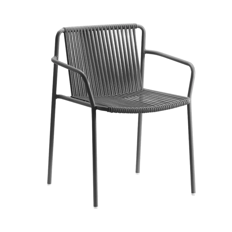 Scaune horeca PEDRALI - Scaune terasa outdoor cadru metal cu brate TRIBECA 3665