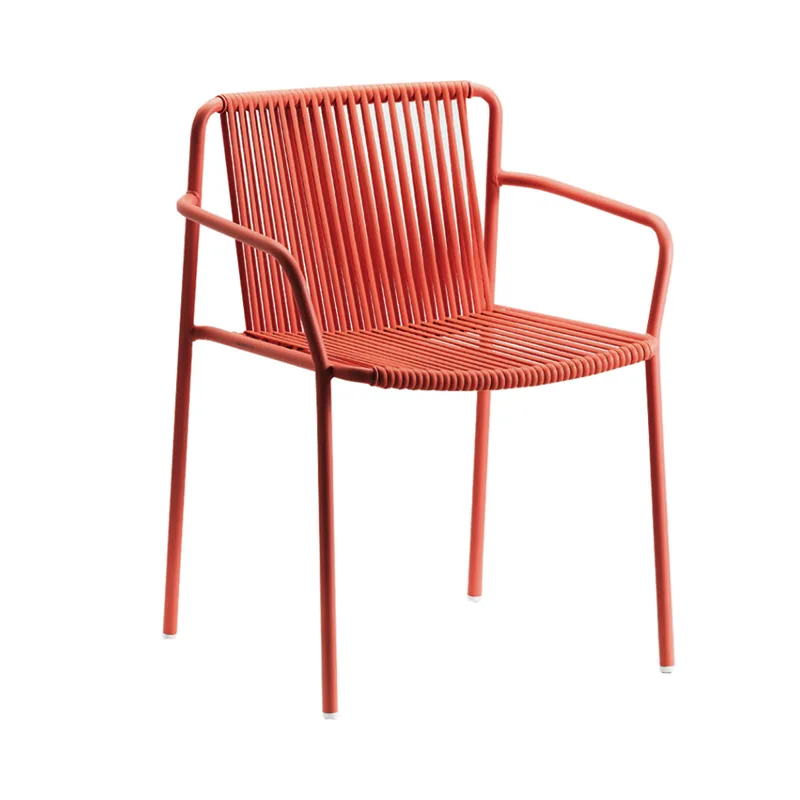 Scaune horeca PEDRALI - Scaune terasa outdoor cadru metal cu brate TRIBECA 3665