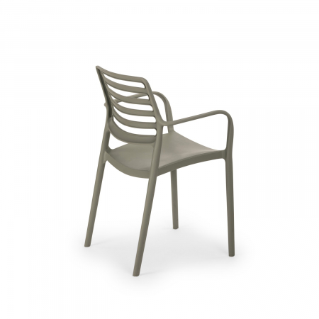 Scaun terasa fast-food exterior plastic cu brate LOUISE XL [8]