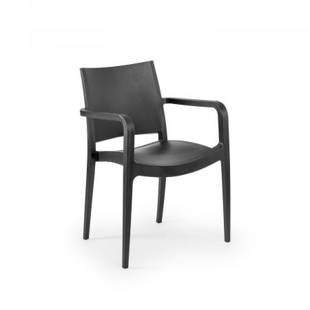Scaun terasa fast-food exterior plastic cu brate SPECTO XL [5]
