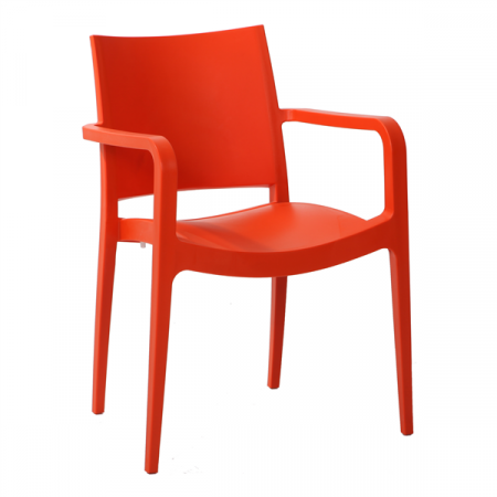 Scaun terasa fast-food exterior plastic cu brate SPECTO XL [3]