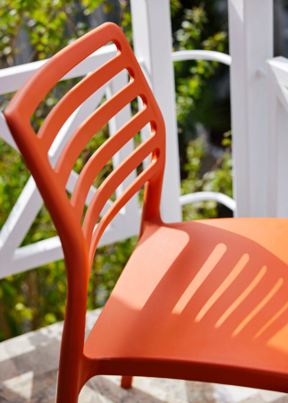 Scaun terasa fast-food exterior plastic LOUISE [7]