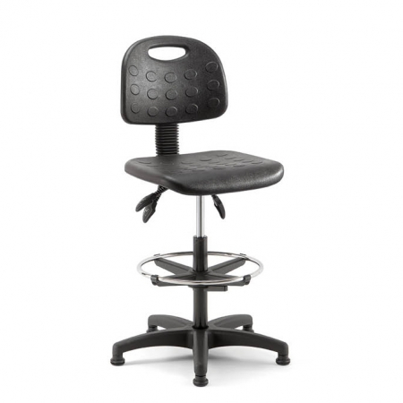 Scaun laborator - Scaun uz industrial integral poliuretan cu mecanism asincron multi-block PREMA ASY 01