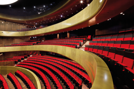 Scaune auditorium custom made pentru sala de spectacole sau concerte LINZ [2]