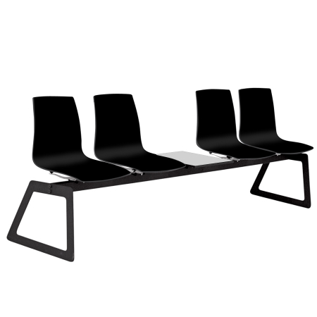 Scaune bancuta 4 locuri cu masuta sala asteptare X-TREME BENCH [8]
