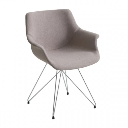Scaune cofetarie - Scaun de dining tapitat cu cadru metalic - MORE TC