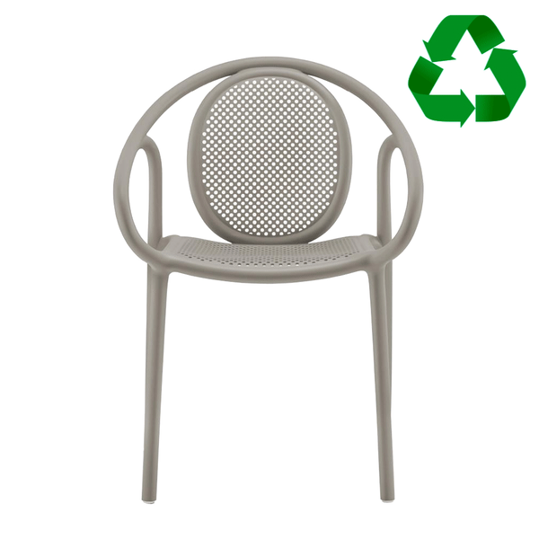 Scaune plastic - Scaune cadru plastic reciclat pentru exterior stivuibil REMIND 3735R