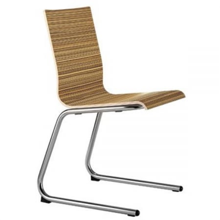 Scaun de conferinta cu scoica din plywood - KUADRA 1395 [4]
