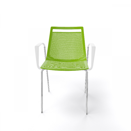 Scaune plastic - Scaun cu brate de terasa realizat din metal si plastic - AKAMI TB