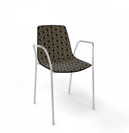 Scaune plastic - Scaun cu brate de terasa pentru HoReCa - ALHAMBRA TB