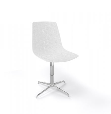 Scaun vizitator rotativ cu design geometric - ALHAMBRA L [10]
