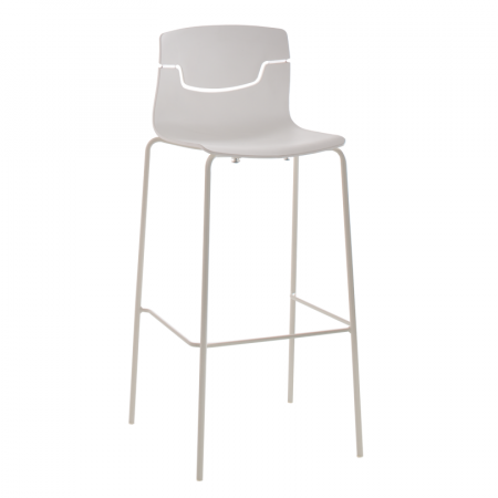 Scaun inalt de bar cu cadru metalic si inaltime sezut 68 cm - SLOT 68 [1]