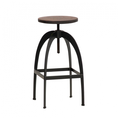 Scaune de bar metal - Taburete de bar cu reglaj pe inaltime in stil industrial - RS 1779