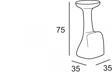 Scaun de bar pentru exterior cu design scultural - ARMILLARIA [7]