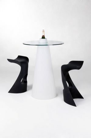 Scaun de bar modern, din plastic KONCORD by KARIM RASHID [7]