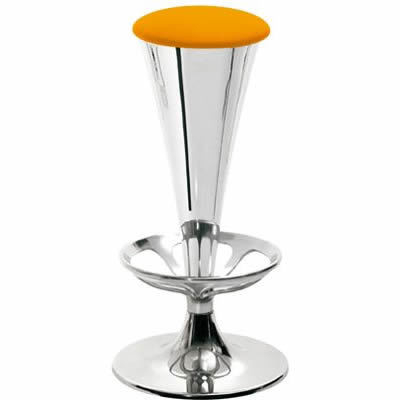 Scaune de bar metal - Scaun de bar in stil retro futurist pentru HoReCa - DREAM 4816