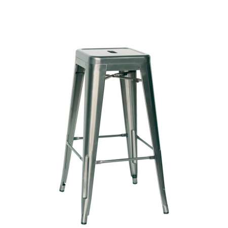 Scaun de bar gri texturat in stil industrial - TOLIX RS 966 [1]