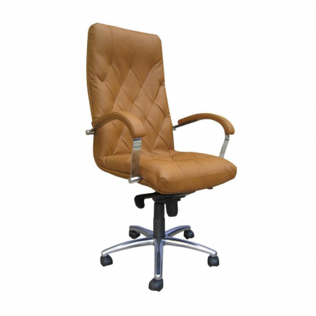 Scaune office birou directoriale tapiterie piele naturala CUBA [2]