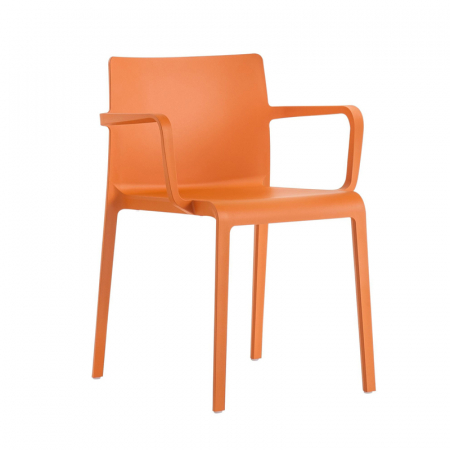 Scaune horeca PEDRALI - Scaune pentru exterior cu brate stivuibile din polipropilena VOLT 675