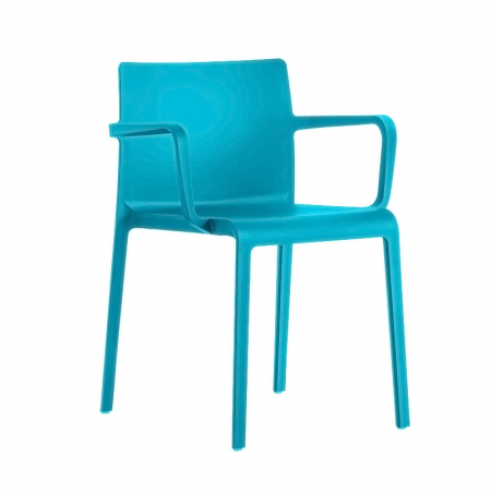 Scaune horeca PEDRALI - Scaune pentru exterior cu brate stivuibile din polipropilena VOLT 675