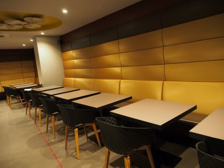 Scaune plastic cadru lemn UNI-KA 599 [8]