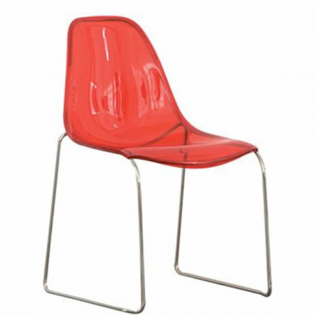 Scaune horeca PEDRALI - Scaun pentru restaurant din plastic cu cadrul tip sanie - DAY DREAM 401