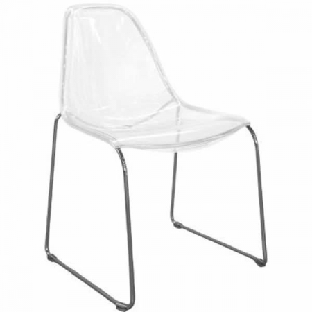 Scaune horeca PEDRALI - Scaun pentru restaurant din plastic cu cadrul tip sanie - DAY DREAM 401