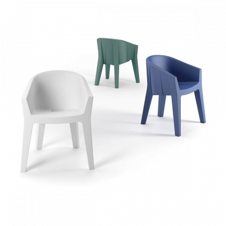Scaune plastic - Demifotoliu de terasa pentru restaurant - FROZEN CHAIR