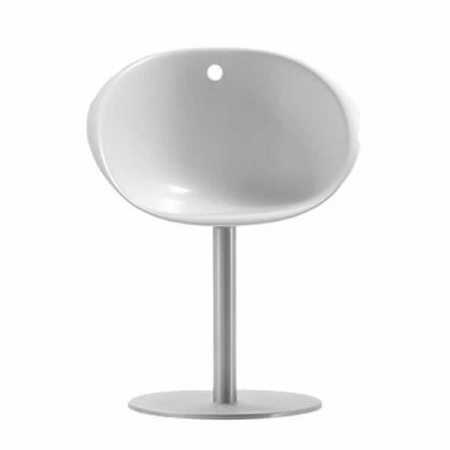 Scaun sala de asteptare - Scaun rotativ cu scoica din plastic si baza metalica - GLISS 940