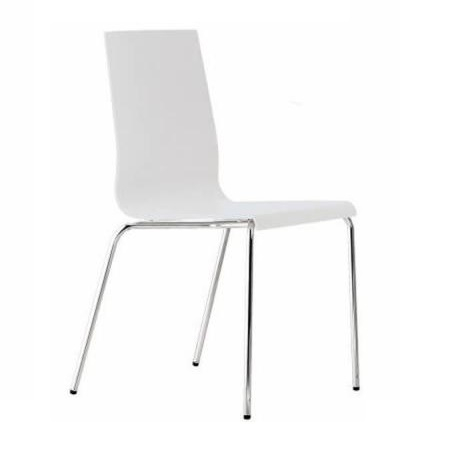 Scaune plastic - Scaun cu cadrul metalic pentru trafic intens - KUADRA 1151