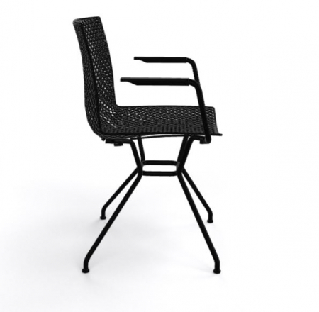 Scaun cu brate din metal si plastic pentru exterior - FULLER TCS [7]