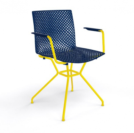 Scaun cu brate din metal si plastic pentru exterior - FULLER TCS [13]