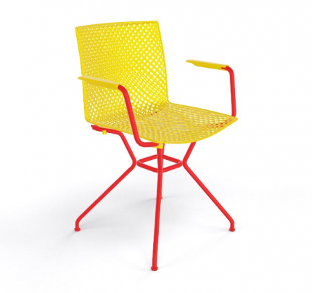Scaun cu brate din metal si plastic pentru exterior - FULLER TCS [18]