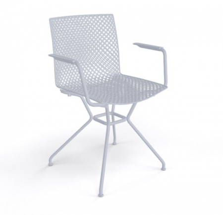 Scaun cu brate din metal si plastic pentru exterior - FULLER TCS [12]