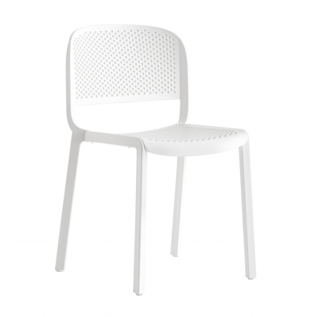 Scaune horeca PEDRALI - Scaune stivuibile outdoor terasa din plastic perforat DOME 261