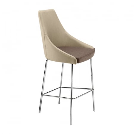 MOBILIER HORECA - Scaune tapitate inalte de bar cadru metal KONTEA 307