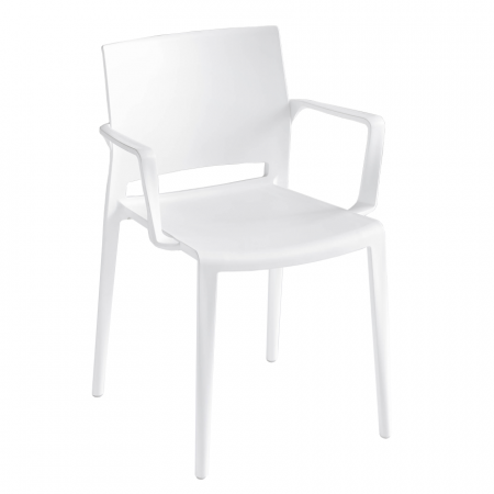 Scaune plastic - Scaun cu brate de terasa / exterior pentru HoReCa - BAKHITA B