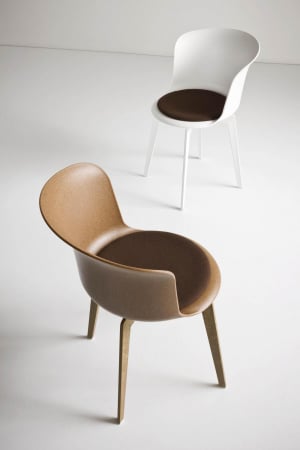 Scaun cu sezutul tapitat pentru HoReCa in stil modern minimalist - EPICA FIX [4]