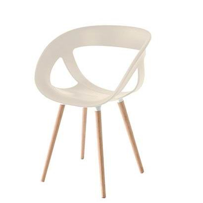 Scaun moden minimalist cu picioare din lemn pentru HoReCa - MOEMA BL [4]