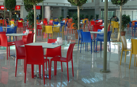 Scaun de exterior pentru fast food, cantina sau food court - MOON [8]