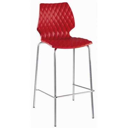 MOBILIER HORECA - Scaune terasa inalte de bar cadru metalic UNI 378
