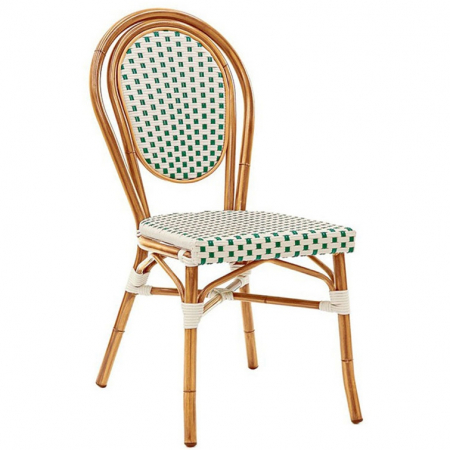Scaune de terasa din metal - Scaun de exterior cu cadru metalic in stil bistro clasic - RS 062