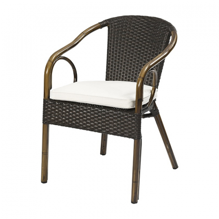 Scaune terasa /outdoor cadru aluminiu si tehno-ratan CERES MOCCA [3]