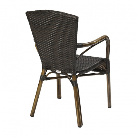 Scaune terasa /outdoor cadru aluminiu si tehno-ratan SPRING DELUXE MOCHA [1]